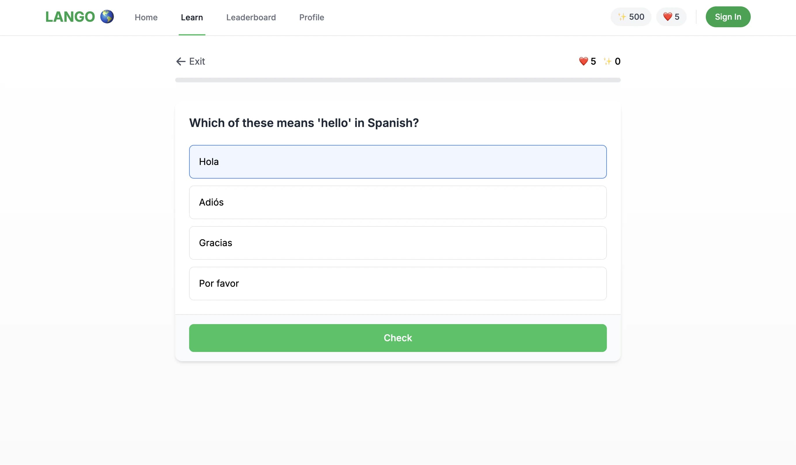 Reference image 1 for Language Learning Platform