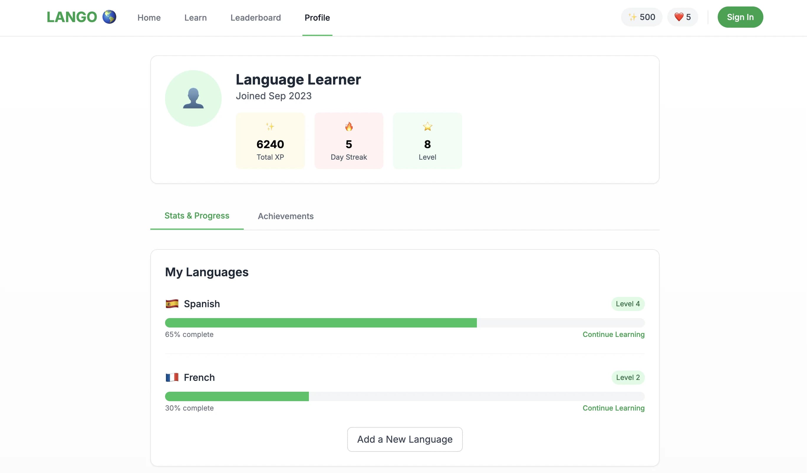 Reference image 3 for Language Learning Platform