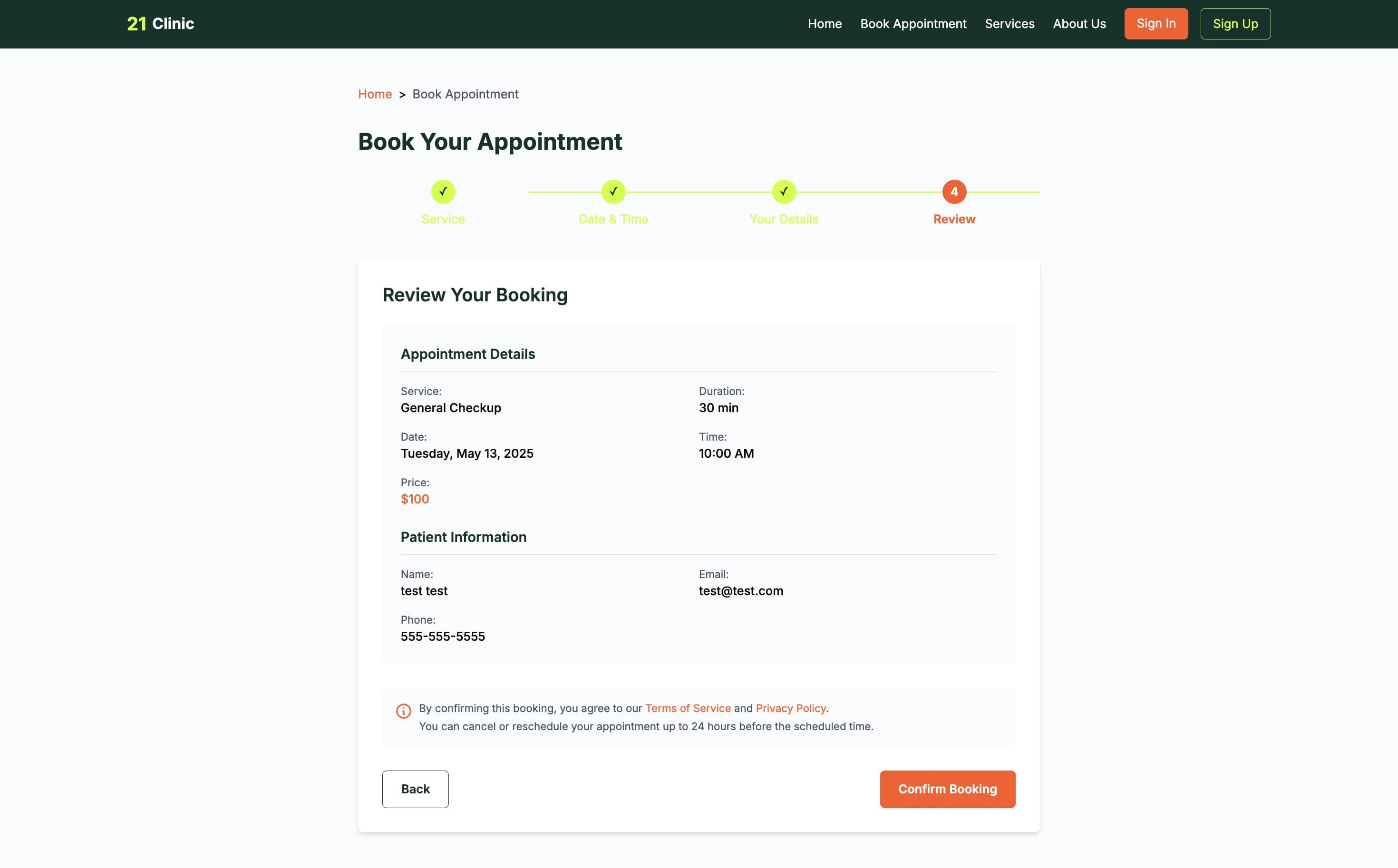Reference image 2 for Calendar Booking Platform